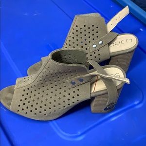 Sole Society Size 8 Tan Wedges